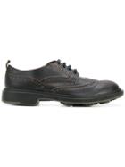 Pezzol 1951 Perforated Derby Shoes - Black