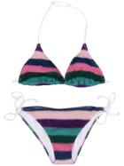 Mc2 Saint Barth Kids Teen Multi-print Bikini Set - Pink