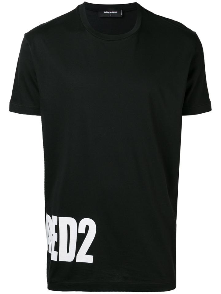 Dsquared2 Side Logo Loose T-shirt - Black