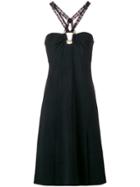 Proenza Schouler Bandeau Dress With Macrame Straps - Black