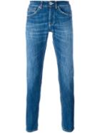 Dondup Skinny Jeans, Men's, Size: 34/34, Blue, Cotton/polyester