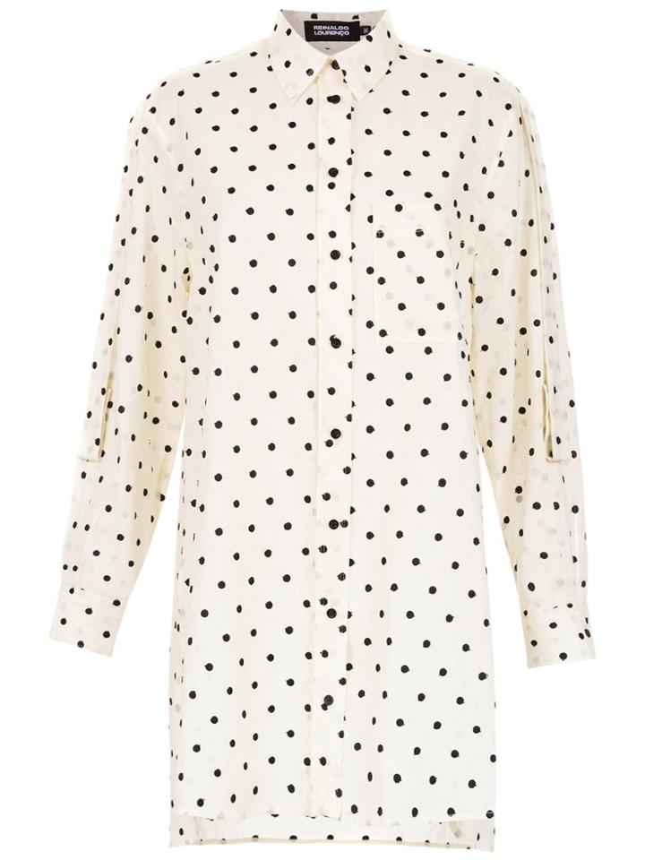 Reinaldo Lourenço Embroidered Shirt - Neutrals