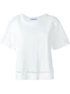 Blumarine Embroidered Sleeve T-shirt