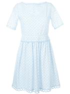 Carven Broderie Anglaise Flared Dress