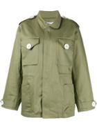 Natasha Zinko Frill Back Cotton Parka