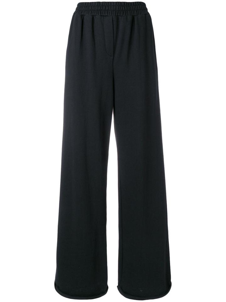 T By Alexander Wang Wide Leg Sweatpants - Blue