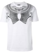 Les Hommes - Geometric Print T-shirt - Men - Cotton - Xl, White, Cotton