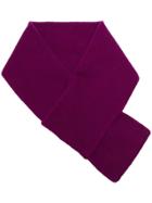 Aspesi Knitted Scarf - Purple