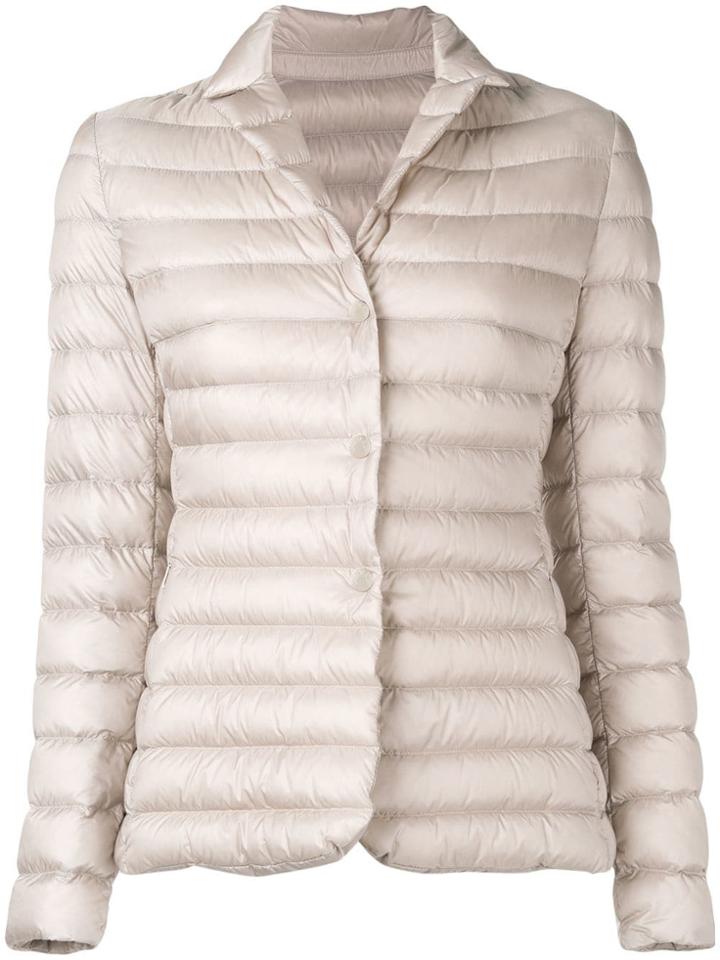 Moncler Quilted Blazer - Neutrals