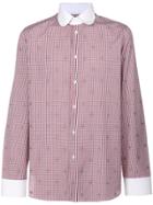 Gucci Checked Bee Shirt - Red