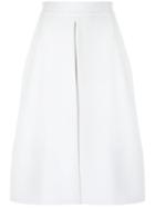 Gloria Coelho - Asymmetric Skirt - Women - Polyester - 42, White, Polyester