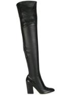 Sergio Rossi Thigh High Boots - Black