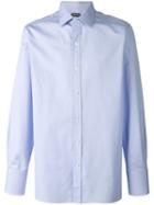 Tom Ford Classic Long Sleeve Shirt, Men's, Size: 41, Blue, Cotton