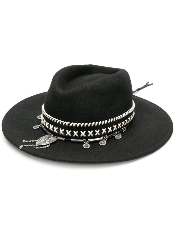 Pinko Villano Hat - Black