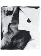 Ann Demeulemeester - Dog Print Scarf - Women - Silk - One Size, Black, Silk