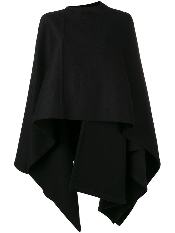 Off-white Oversized Poncho - Black