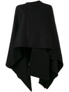 Off-white Oversized Poncho - Black