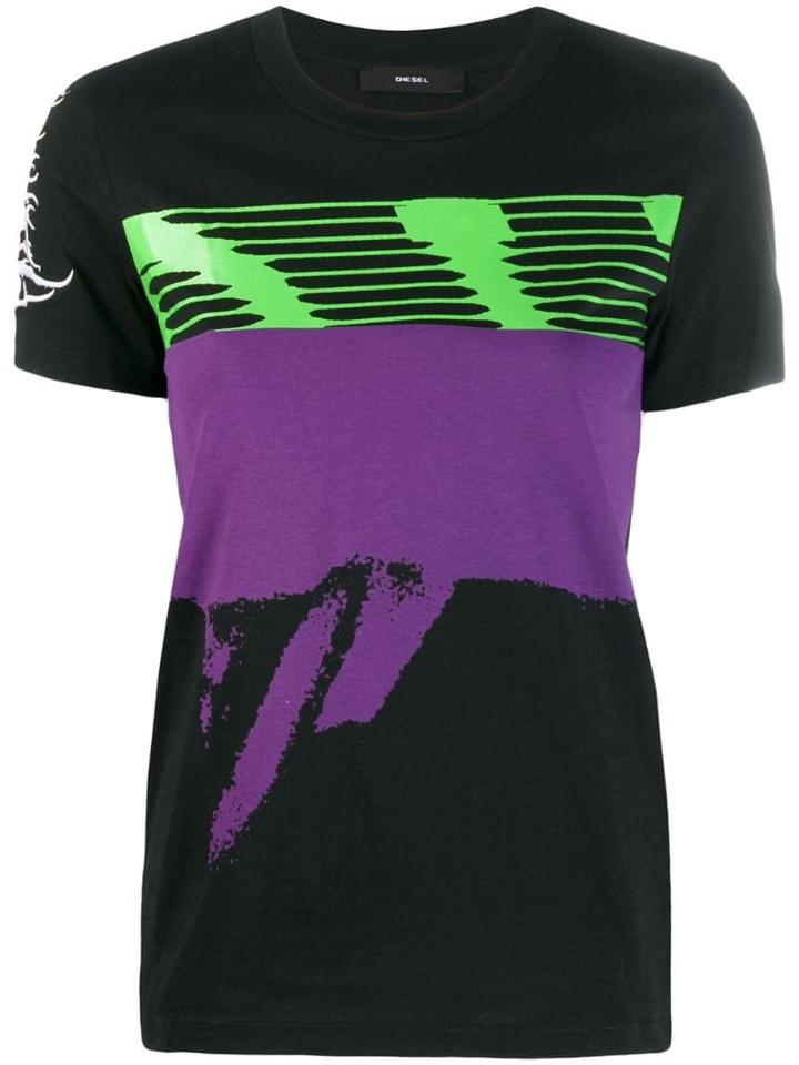 Diesel T-sily-wu T-shirt - Black
