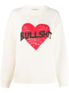 Philosophy Di Lorenzo Serafini Slogan Knit Sweater - Neutrals