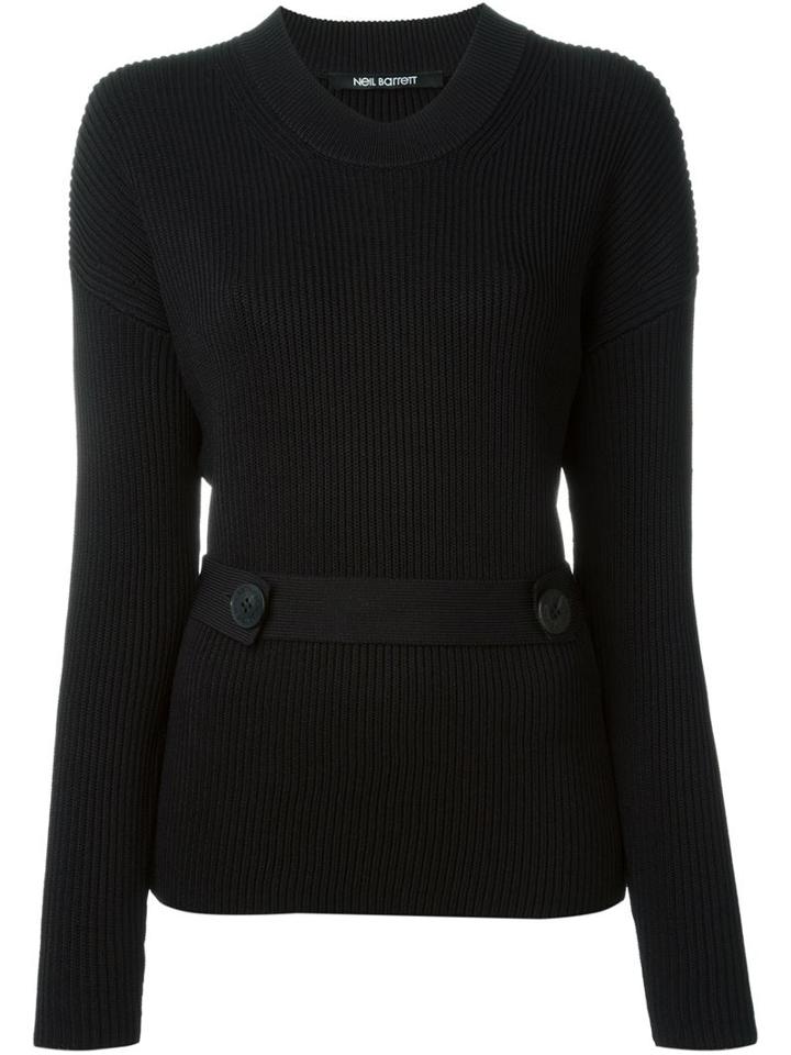 Neil Barrett Buttoned Tab Sweater