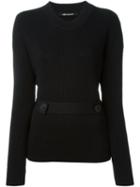 Neil Barrett Buttoned Tab Sweater