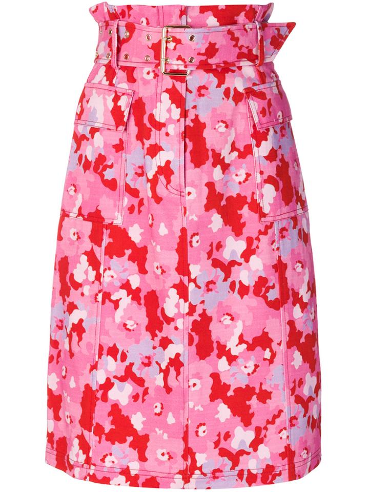 Manoush Camouflage Skirt - Pink & Purple