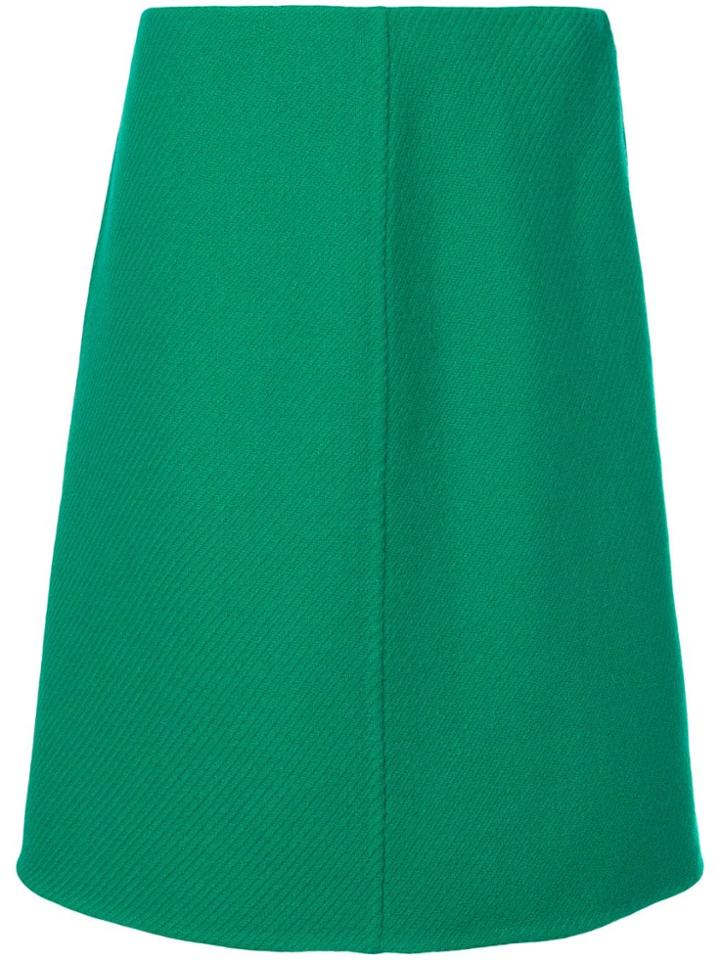 Prada Classic A-line Skirt - Green