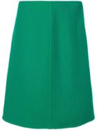 Prada Classic A-line Skirt - Green