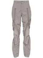 Issey Miyake Strap Embellished Trousers - Grey