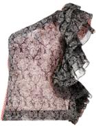 Rosie Assoulin - Ruffled One Shoulder Top - Women - Cotton/rayon - M, Women's, Cotton/rayon