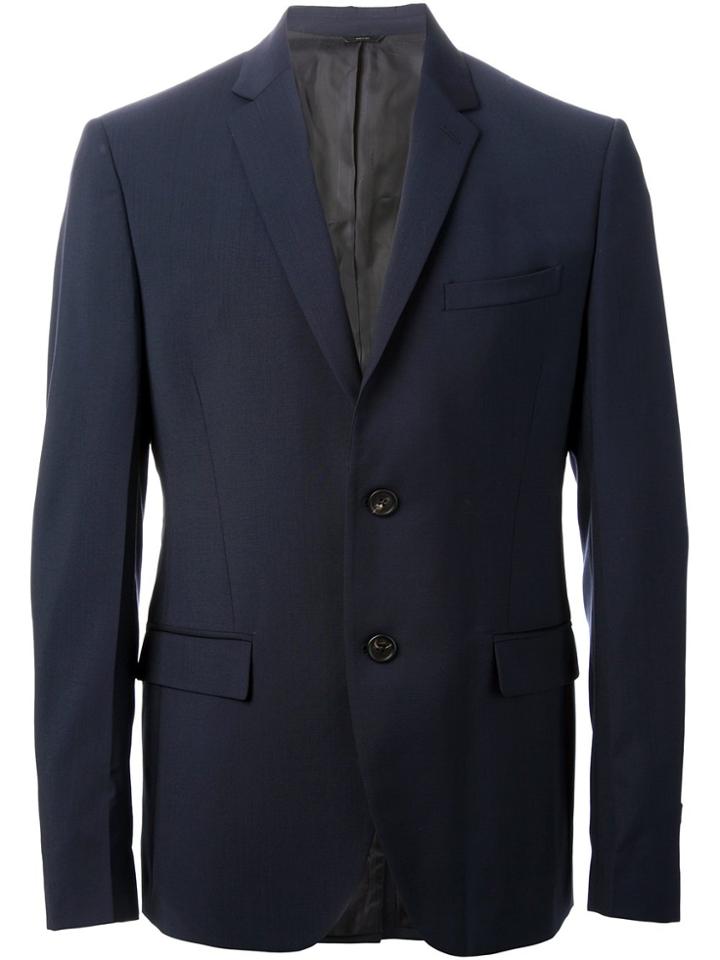 Fendi Classic Slim Fit Suit - Blue