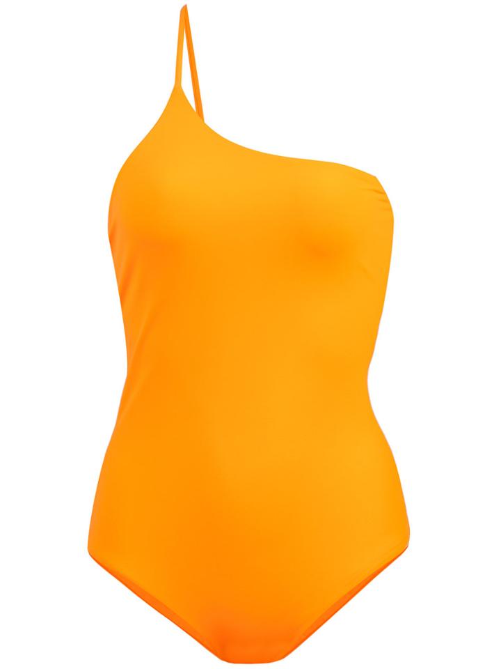 Alix Single Strap Swimsuit - Yellow & Orange
