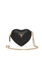 Prada Heart Mini Bag - Black