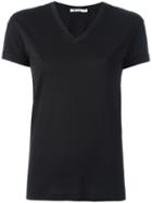 V-neck T-shirt, Women's, Size: Xs, Black, Cotton, T By Alexander Wang
