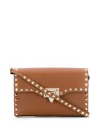 Valentino Valentino Garavani Small Rockstud Crossbody Bag - Brown