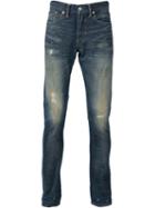 Rrl Distressed Jeans, Men's, Size: 32/32, Blue, Cotton