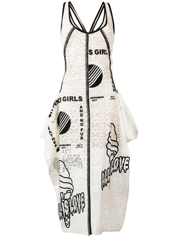 Stella Mccartney Embroidered Lace Dress - Nude & Neutrals