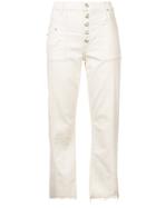 Derek Lam 10 Crosby Blake Mid-rise Slim Culotte With Utility Pockets -