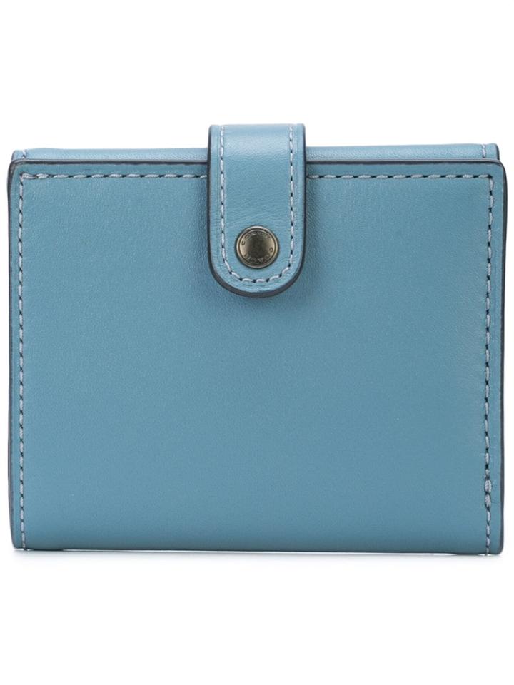 Coach Small Trifold Wallet - Blue
