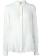 Forte Forte Concealed Fastening Shirt, Women's, Size: Iii, White, Silk/cotton