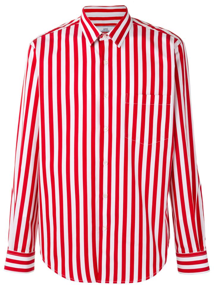 Ami Alexandre Mattiussi Large Fit Shirt - Red
