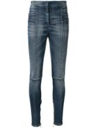 Balmain - Classic Skinny Jeans - Women - Cotton/spandex/elastane - 38, Blue, Cotton/spandex/elastane