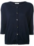 Société Anonyme - 'square' Cardigan - Women - Cotton - 1, Blue, Cotton