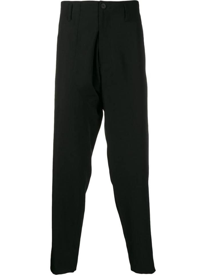 Yohji Yamamoto Black Trouser With Low Crotch