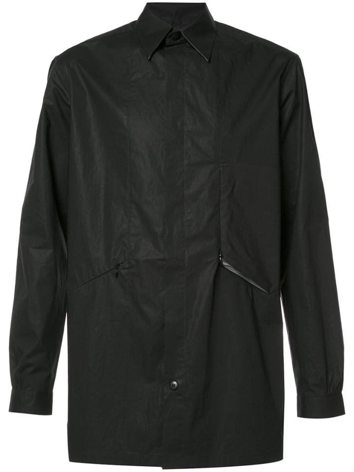 Y-3 Button Up Shirt Jacket - Black