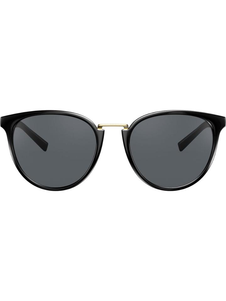 Versace Eyewear Round Frame Sunglasses - Black