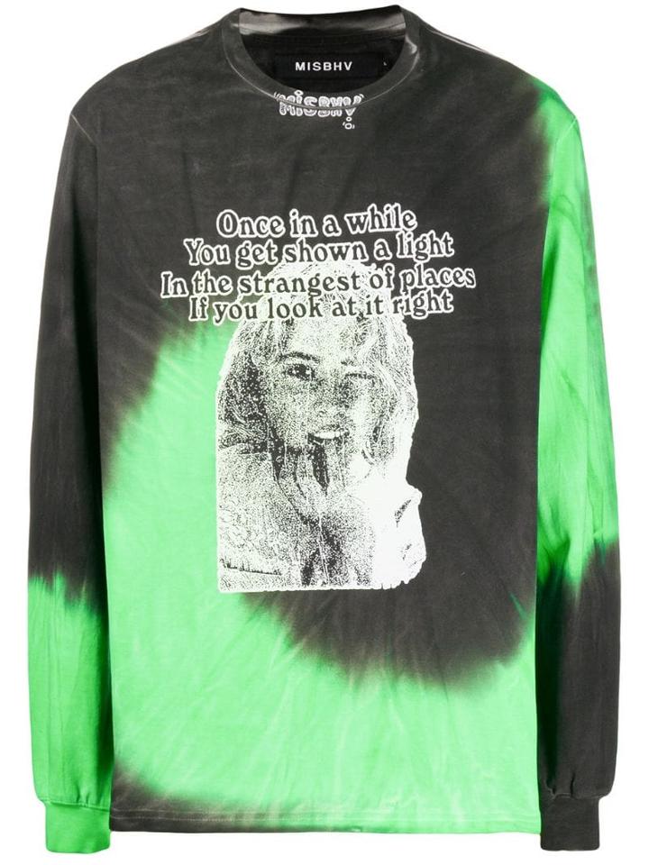 Misbhv Sentence Print Jumper - Black