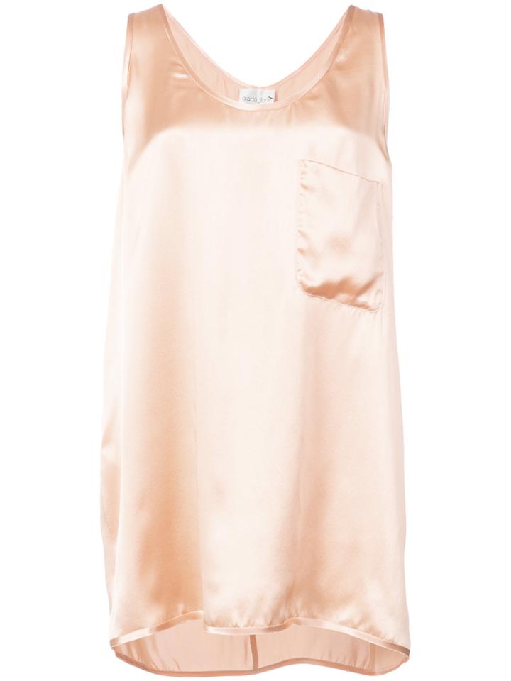 Forte Forte Chest Pocket Tank Top - Pink & Purple