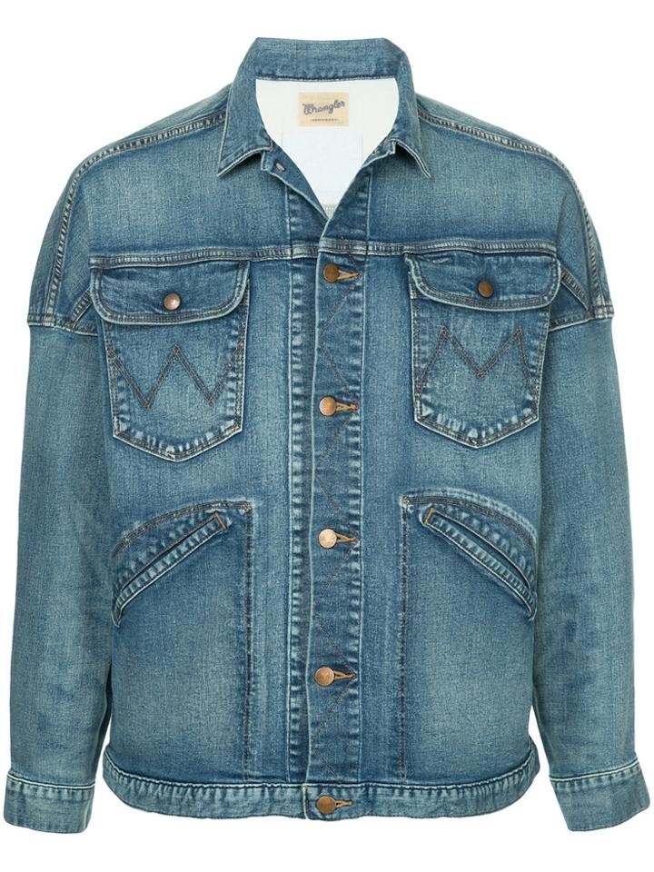 White Mountaineering Classic Denim Jacket - Blue