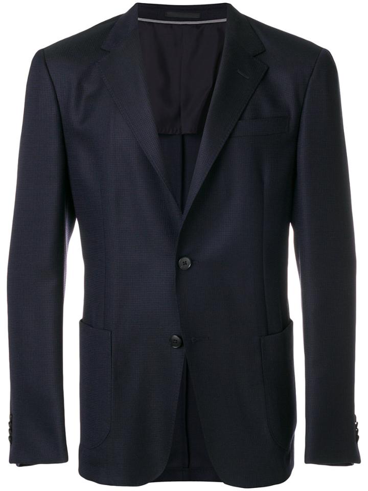 Z Zegna Straight Fit Blazer - Blue
